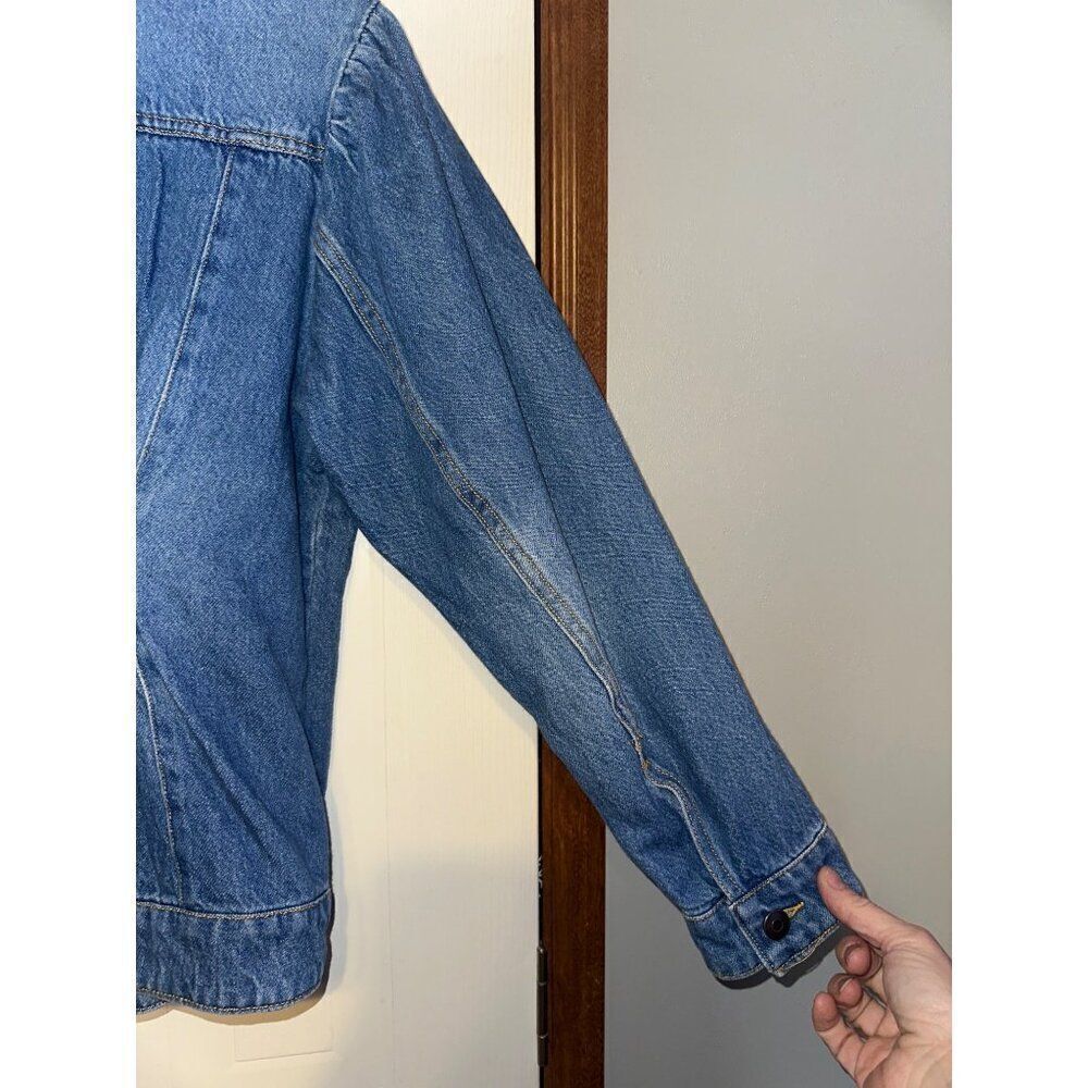 Future Collective Gabriella Karefa-Johnson Denim Jean Jacket Size Small - Picture 13 of 14